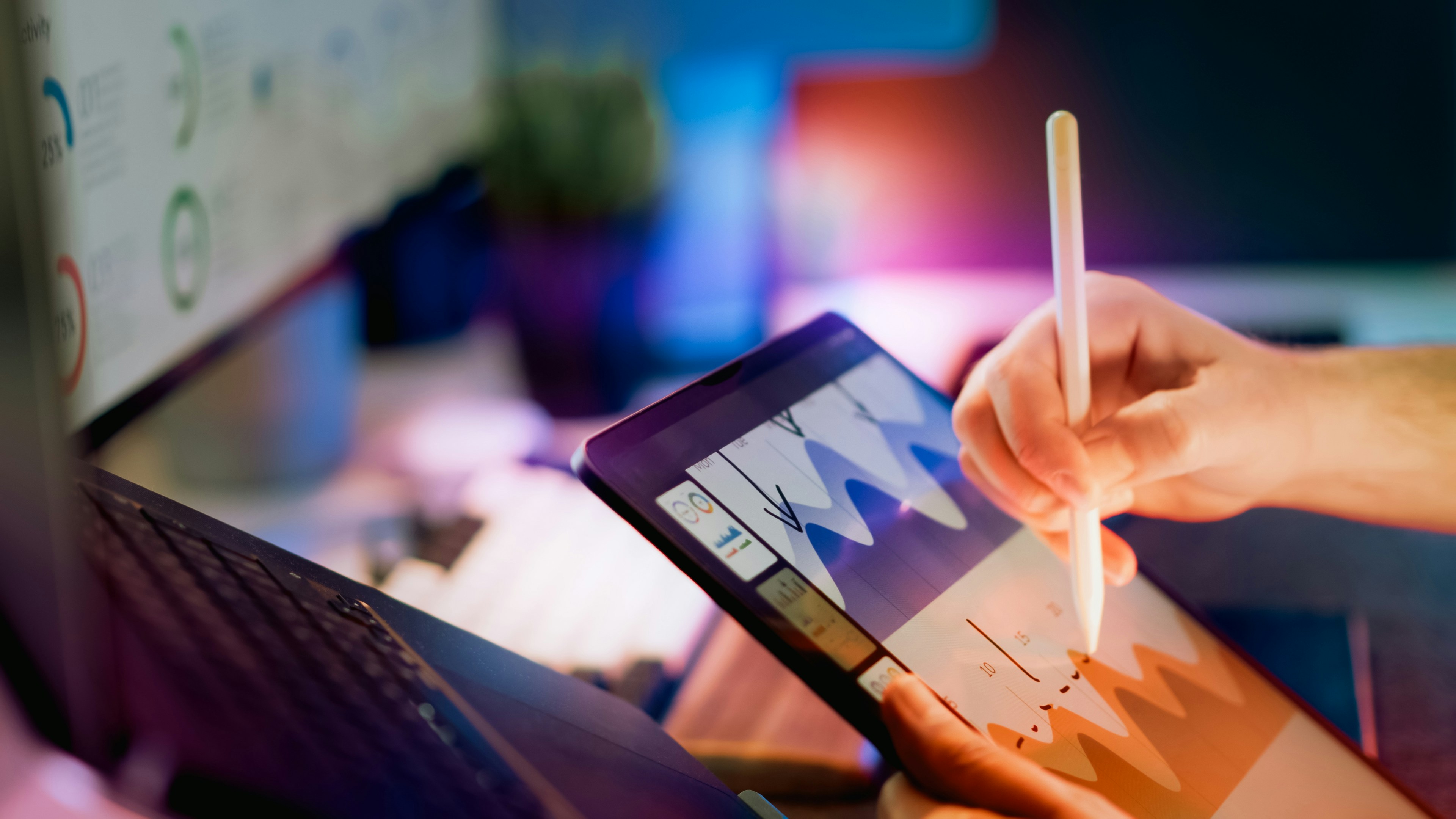 Tablet analytics and data visualization